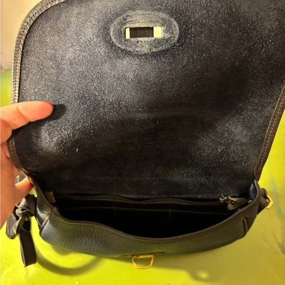 Vintage Dooney & Burke Black Leather Shoulder Bag - Picture 7 of 8